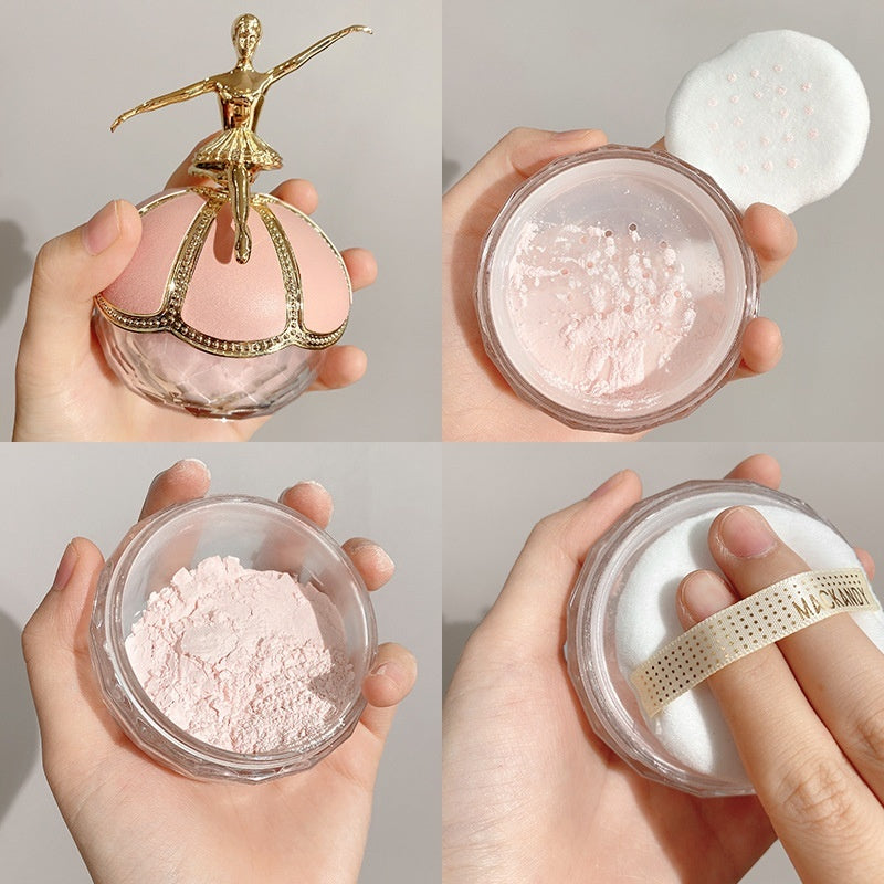 Ballerina Face Powder Compact - Oil Control & Long-Lasting Finish