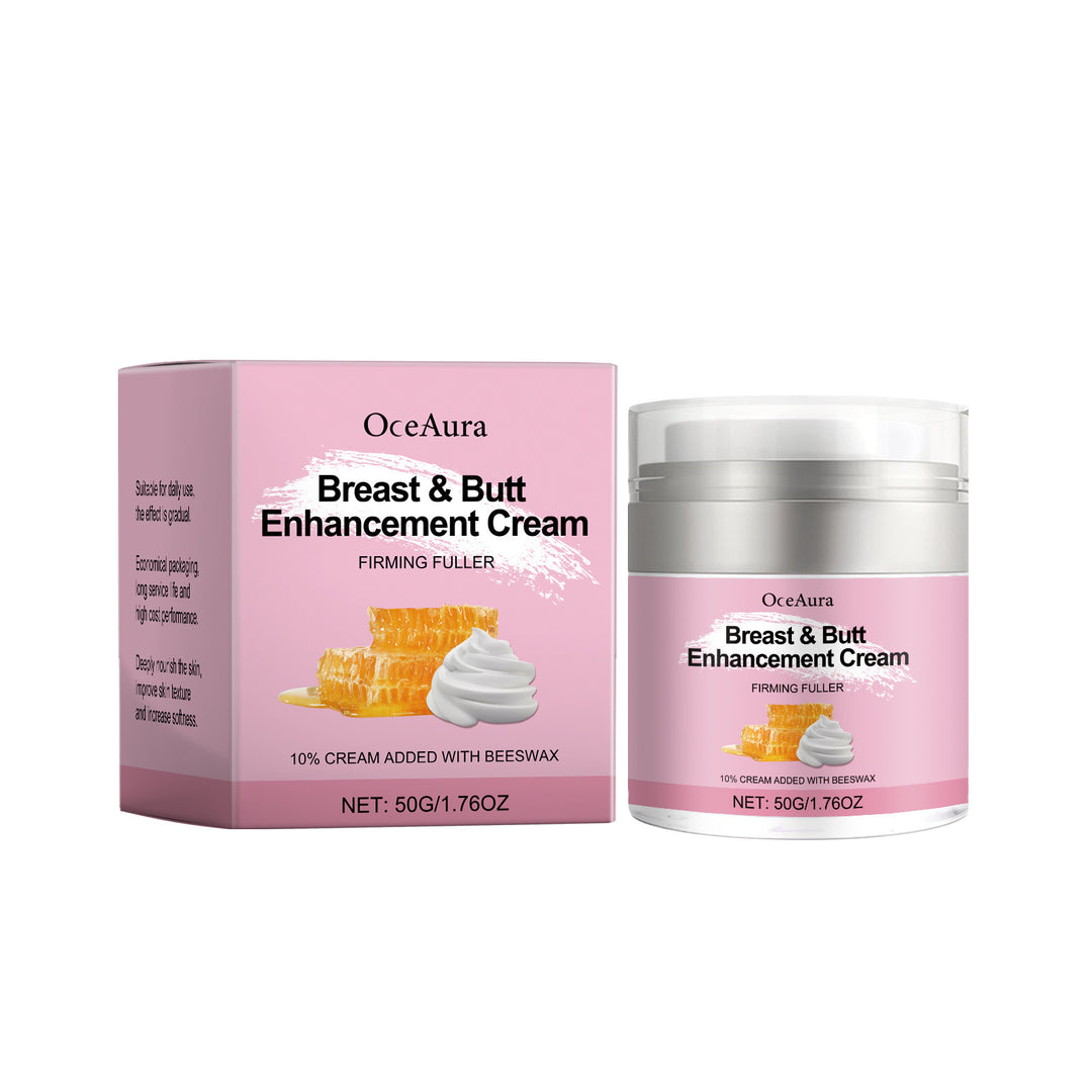 Breast & Butt Enhancement Cream with Beeswax - 50g | Moisturizing & Firming Skin Care Solution